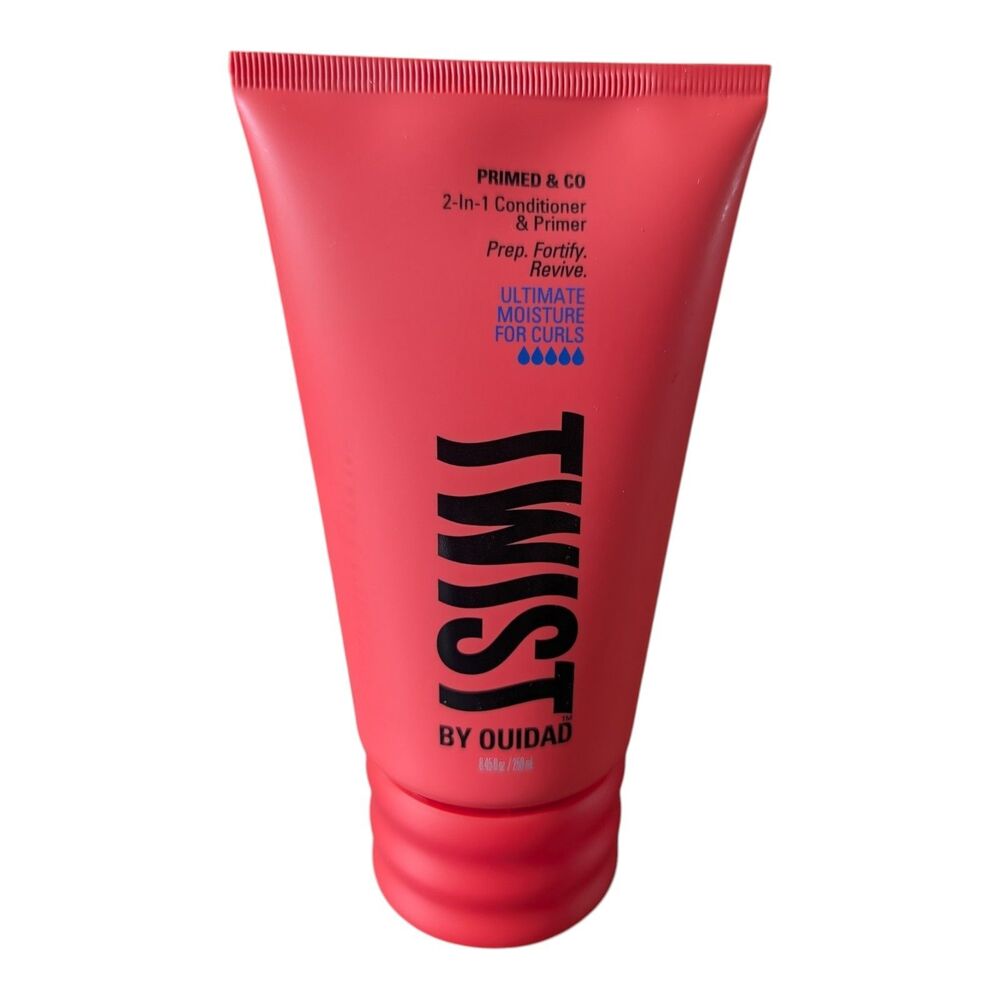 TWIST by Ouidad Primed & Co 2-in-1 Conditioner & Primer for Curls, 8.45 oz. New
